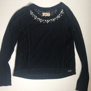 Lace hollister long sleeve